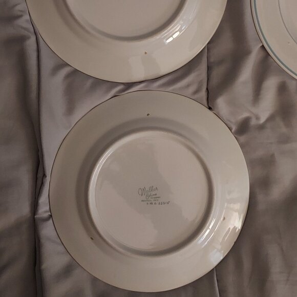 3 Walker China Restaurant Plates - Picture 3 of 4